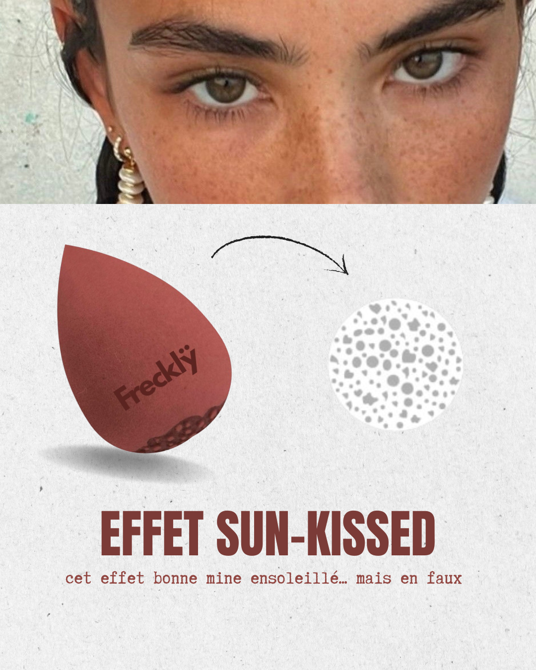 Éponge à fausses taches de rousseur